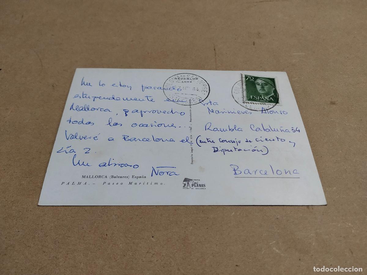 Postales: MALLORCA - POSTAL PALMA - PASEO MAR&Iacute;TIMO - Foto 2