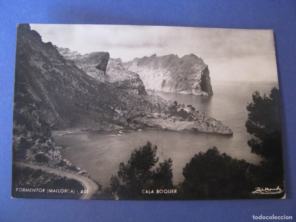 Postales: POSTAL FOTOGR&Aacute;FICA DE FORMENTOR, CALA BOQUER. ZERKOWITZ. CIRCULADA.