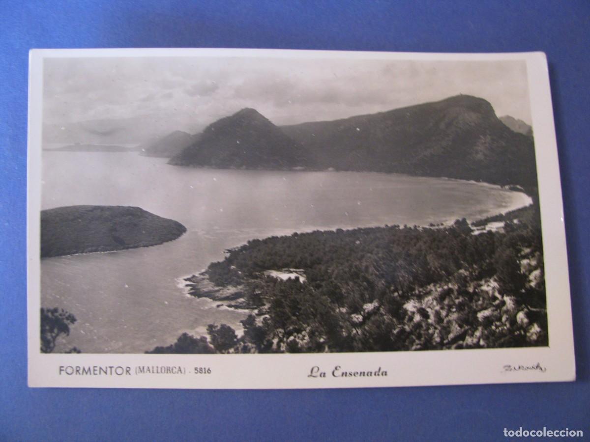 Postales: POSTAL FOTOGR&Aacute;FICA DE FORMENTOR, LA ENSENADA. ZERKOWITZ. CIRCULADA.
