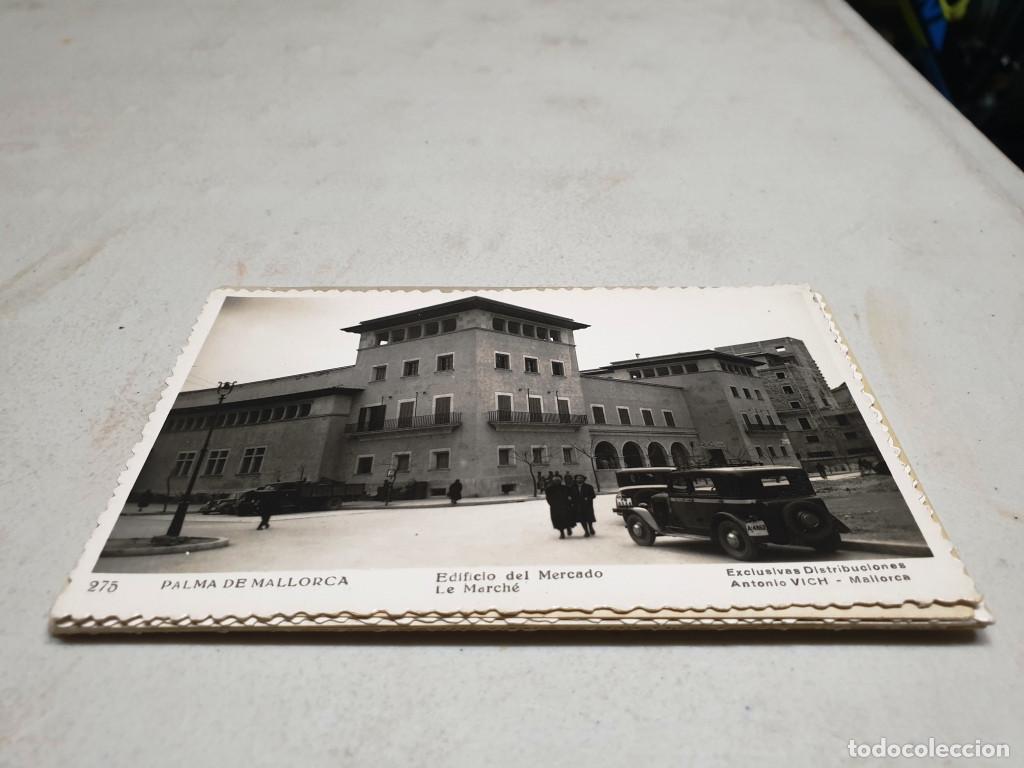 Postales: Postal antigua Mallorca. Edificio del Mercado - Foto 1