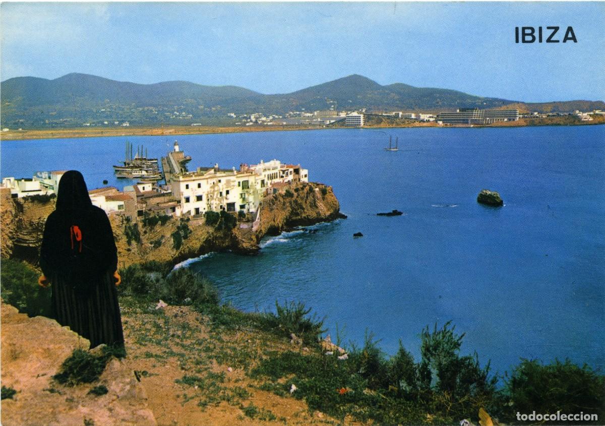 Postales: N&ordm; IB-4456-IBIZA. Bah&iacute;a y entrada al puerto. Escrita en 1988. ED. EDICIONES LIBRER&Iacute;A VERDERA-MONTGRI