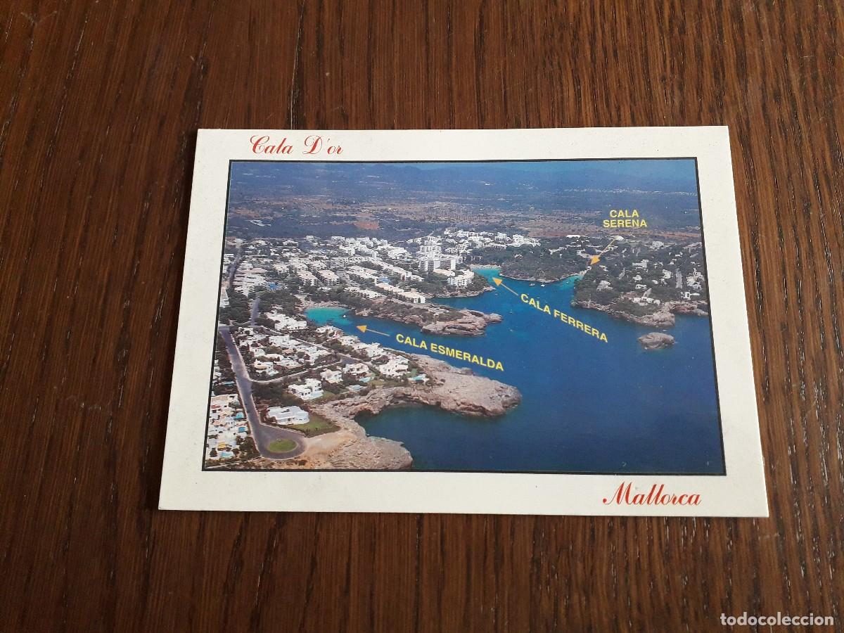 Cartes Postales: postal con vista a&eacute;rea de Cala D'Or, a&ntilde;o 1996