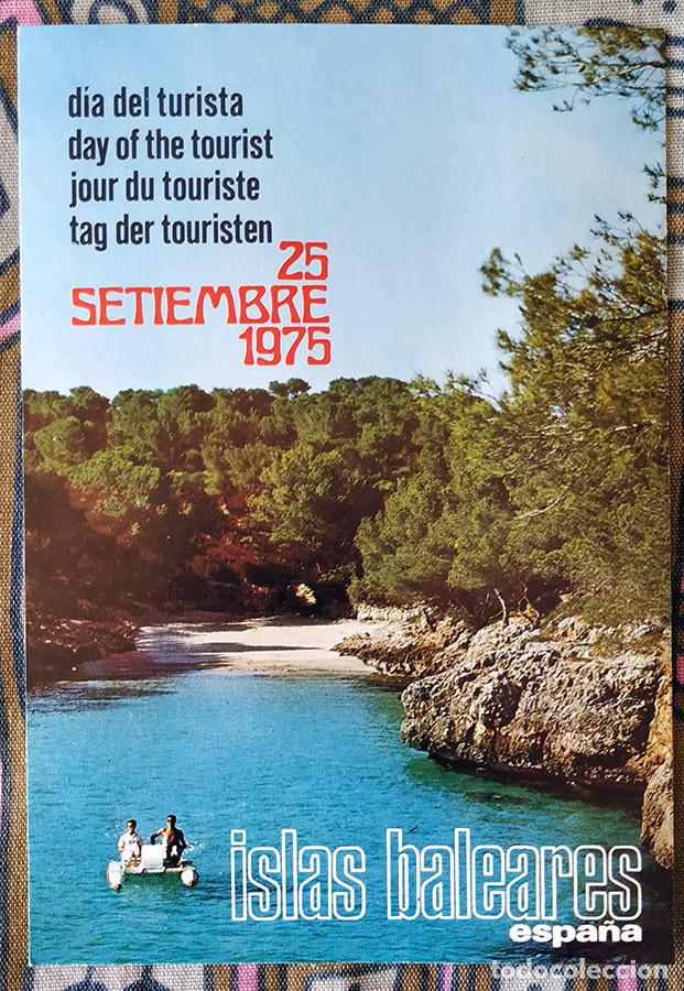 Postkarten: Postal conmemorativa &rdquo;D&iacute;a del turista&rdquo; 25/septiembre/1.975 Islas Baleares. Nueva.