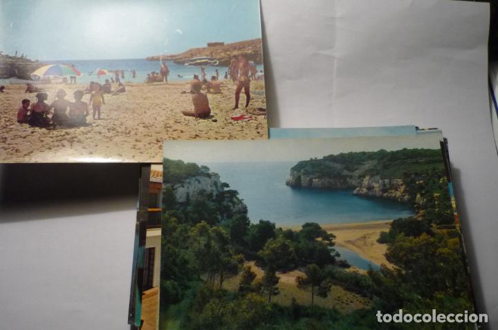 Postales: lote postales menorc.-caleta gorrias y playa macarella cm