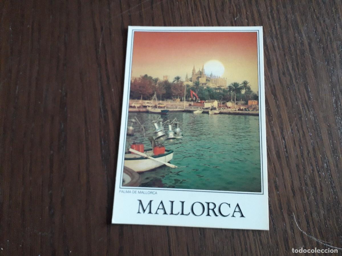 Postales: postal de puerto de Palma de Mallorca, catedral La Seu.