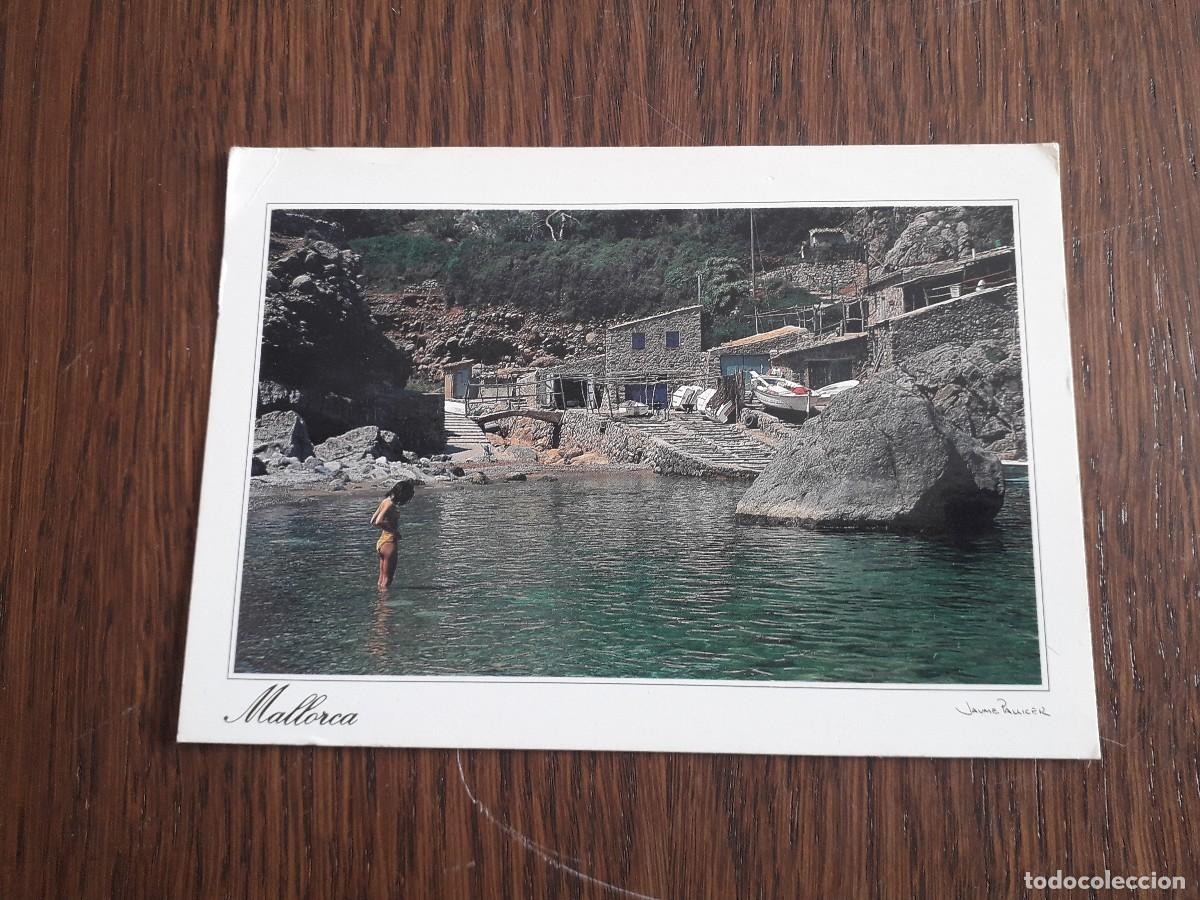 Postales: postal de cala con embarcadero en Mallorca. - Foto 1