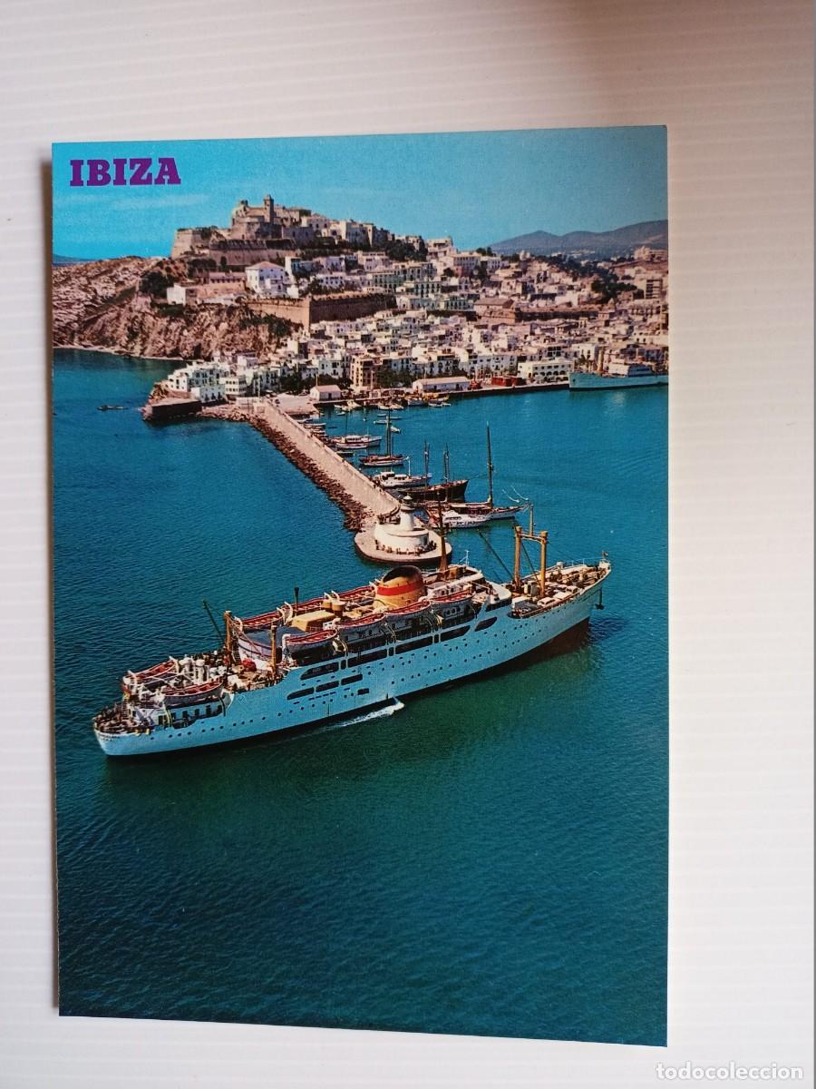 Postales: Postal de IBIZA-Vista aerea de la ciudad ( N&uacute;m. 221 de Exclusivas Dimar )