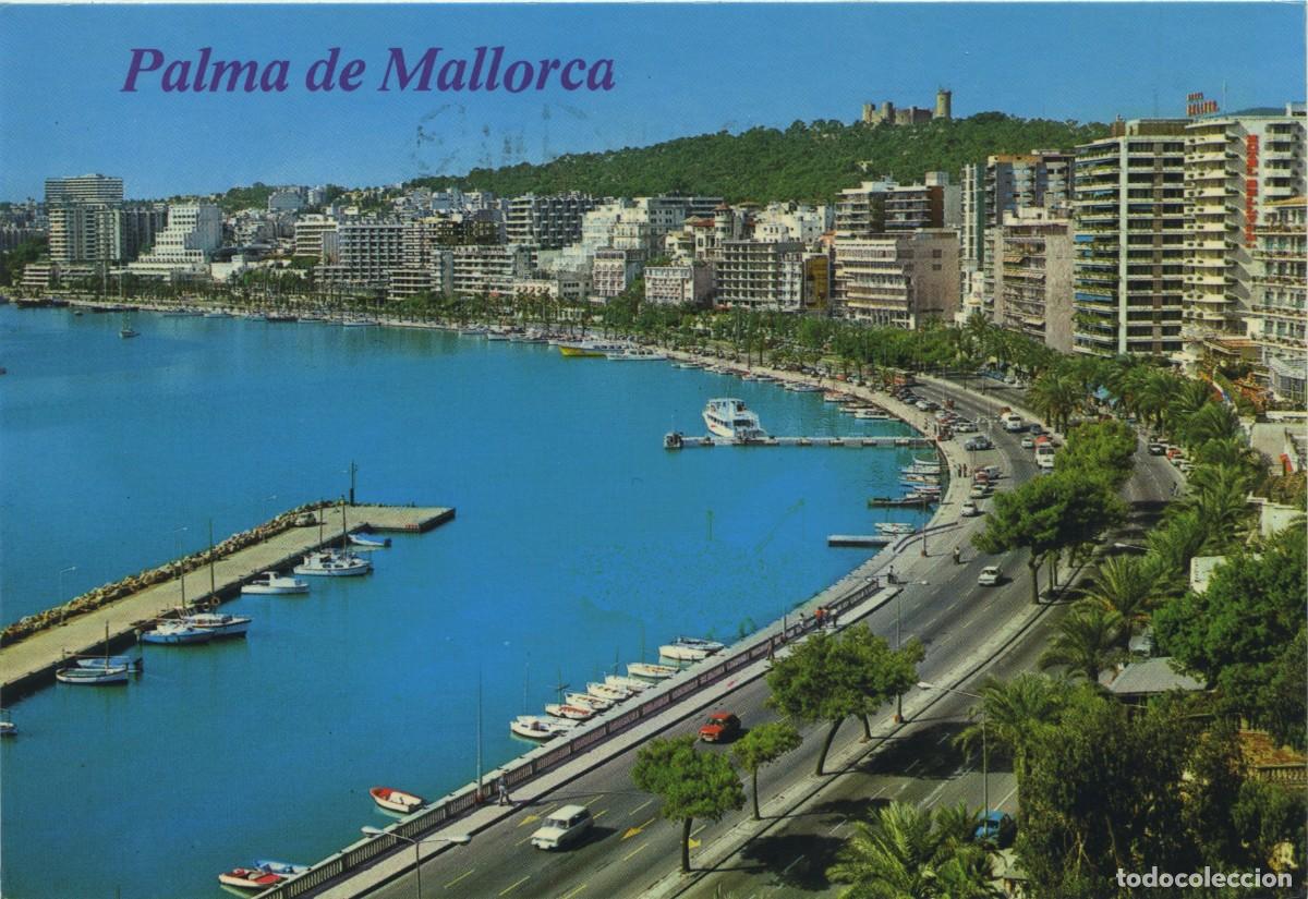 Postkarten: N&ordm; 1.120-PALMA. Mallorca. Paseo Mar&iacute;timo. Circulada en 1981. EDICIONES PALMA