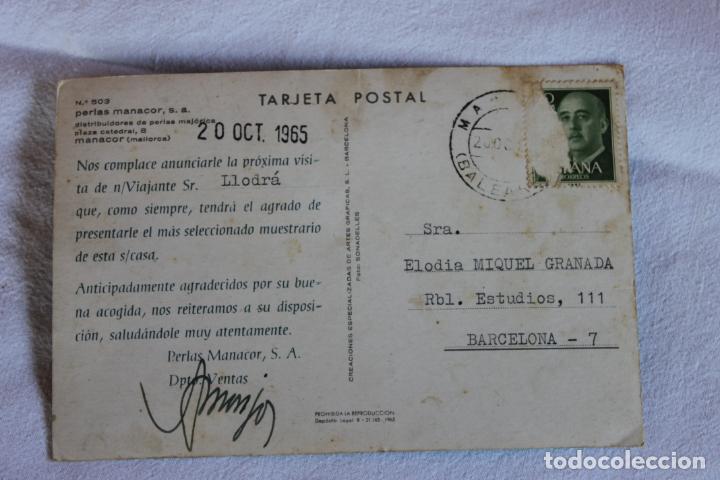 Postales: POSTAL PERLAS MANACOR S.A. PERLAS 1965 - Foto 2