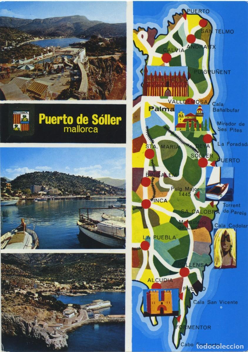Postales: N&ordm; 2173-MALLORCA. Puerto de S&oacute;ller. Diversos aspectos. Sin circular. ED. A. SUBIRATS CASANOVAS