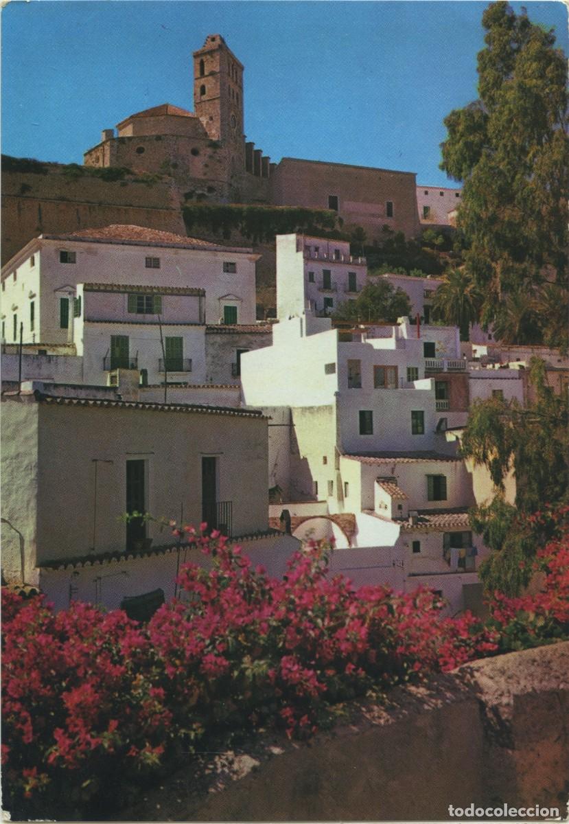 Postales: N&ordm; 2 C-IBIZA. Vista parcial de la Ciudad alta. Circulada en 1964. ED. FOT&Oacute;GRAFO VI&Ntilde;ETS