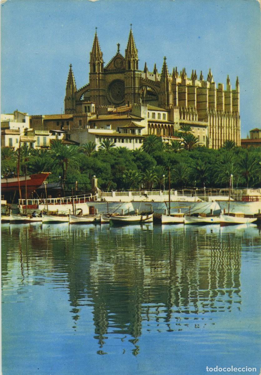 Postkarten: N&ordm; 215-PALMA DE MALLORCA. La Catedral. ED. TALLERES A. ZERKOWITZ