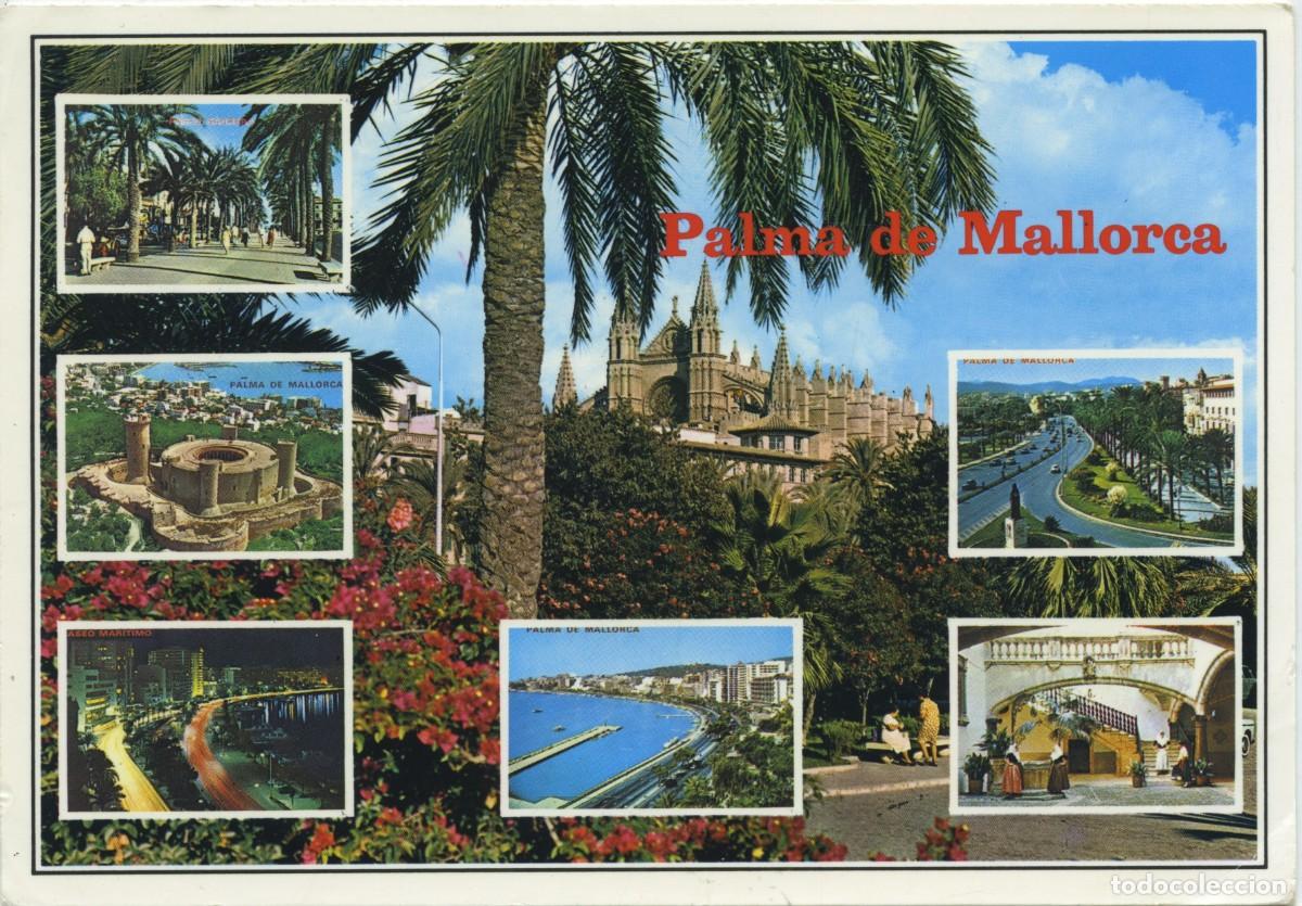 Postkarten: N&ordm; 2253-PALMA DE MALLORCA. Diversos aspectos. Circulada en 1995. ED. COFIBA