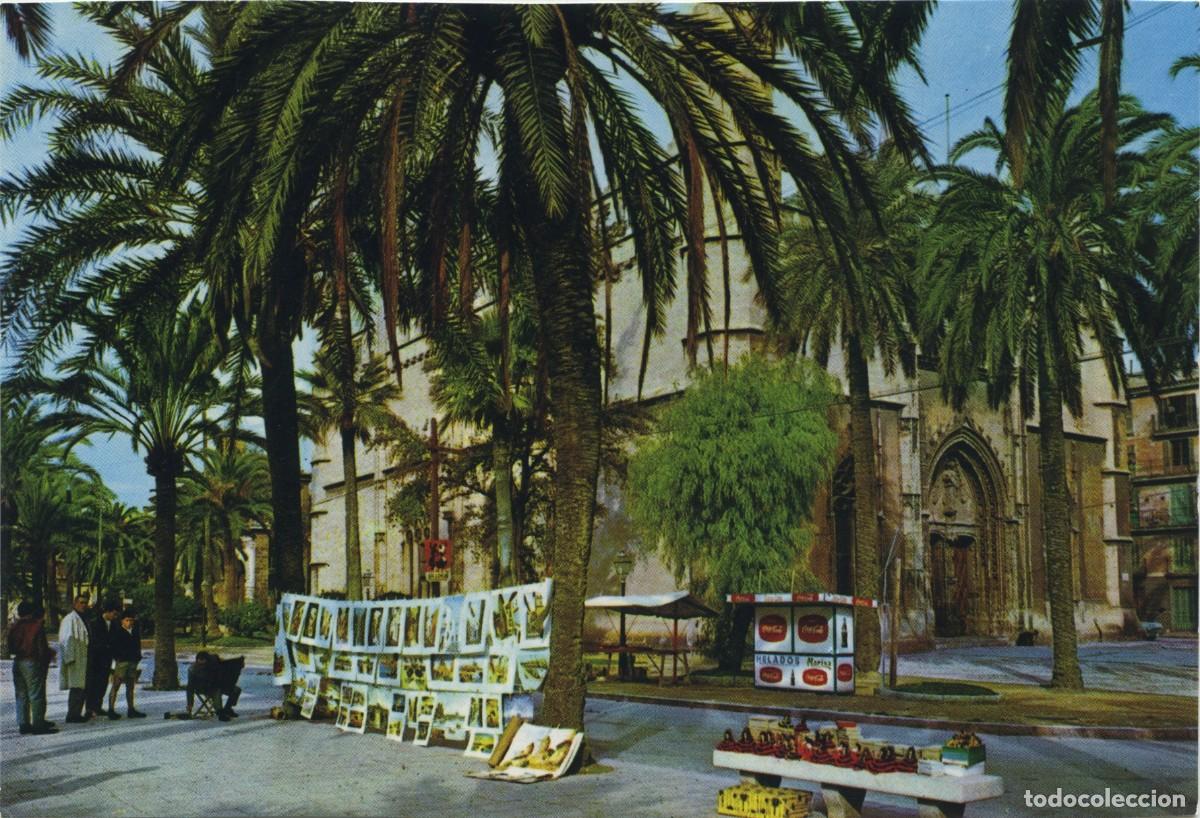 Postcards: N&ordm; 221-PALMA DE MALLORCA. La Lonja y Paseo Sagrera. Sin circular. ED. TALLERES A. ZERKOWITZ