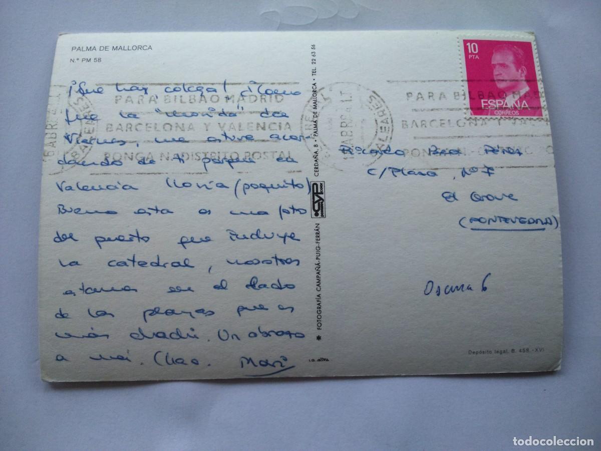 Postales: POSTAL -- PALMA DE MALLORCA -- CIRCULADA -- - Foto 2