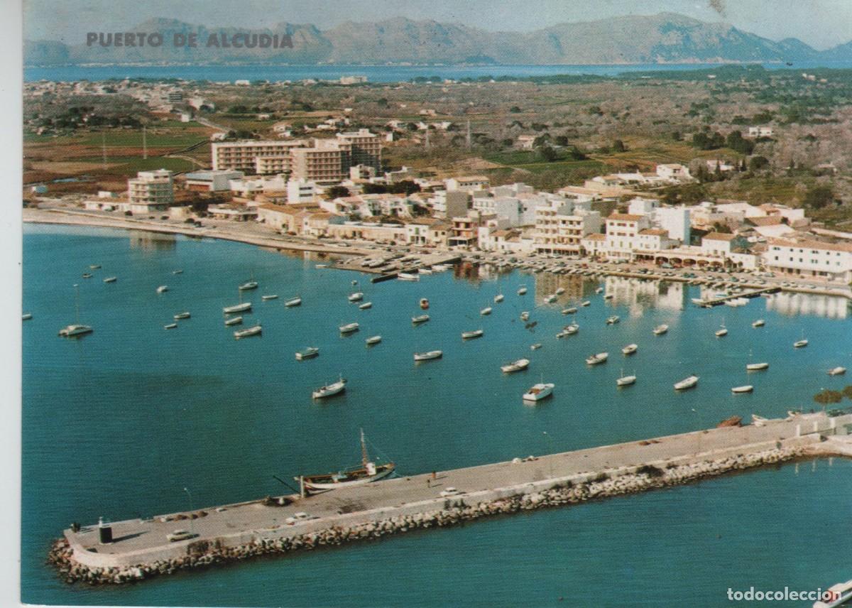 Cartes Postales: POSTAL-PUERTO DE ALCUDIA-MALLORCA-BALEARES