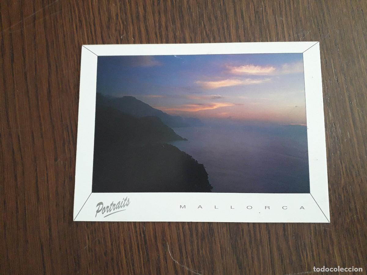 Cartes Postales: postal de atardecer en la costa de Mallorca.