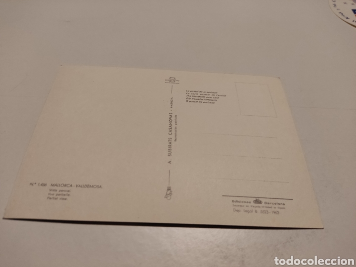 Postales: Postal Mallorca valldemosa 1962 - Foto 2