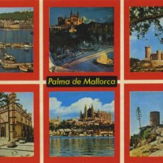 Postales: Nº 1.064-PALMA. MALLORCA. DETALLE DE LA CIUDAD. EDICIONES PALMA. Lote 403261649
