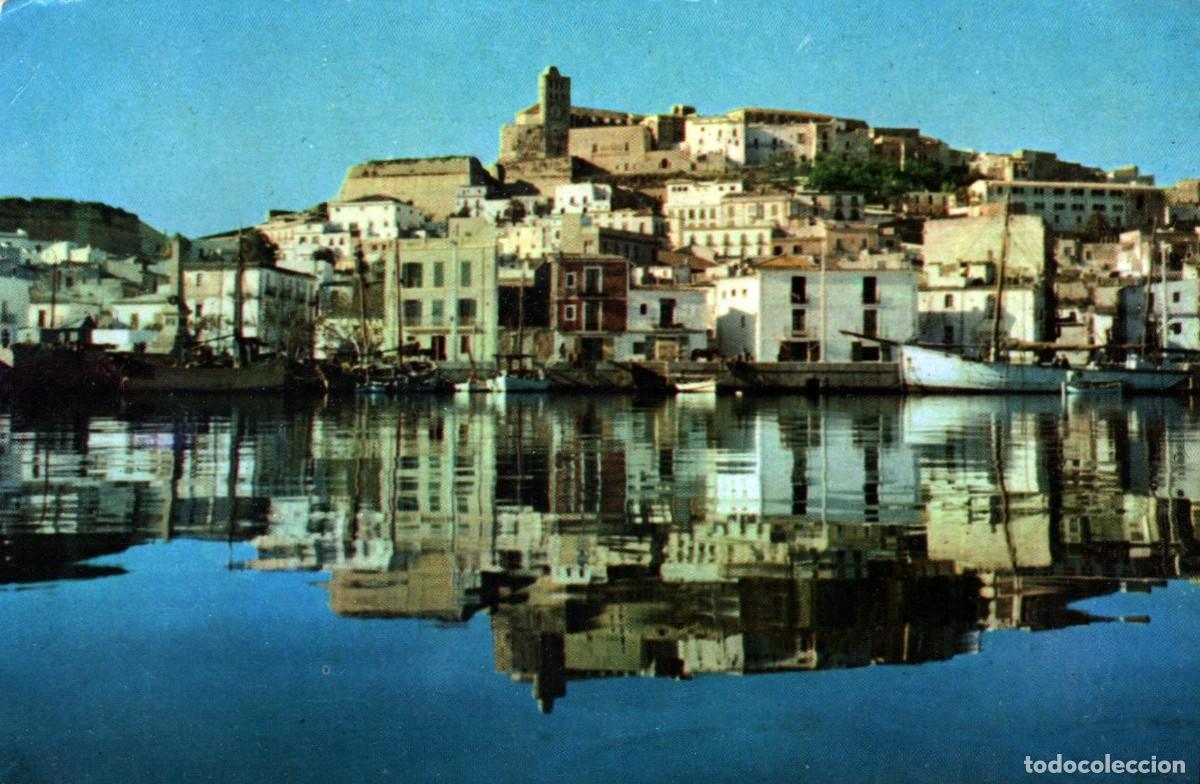 Postales: ibiza reflejos en el puerto escrita - Foto 1