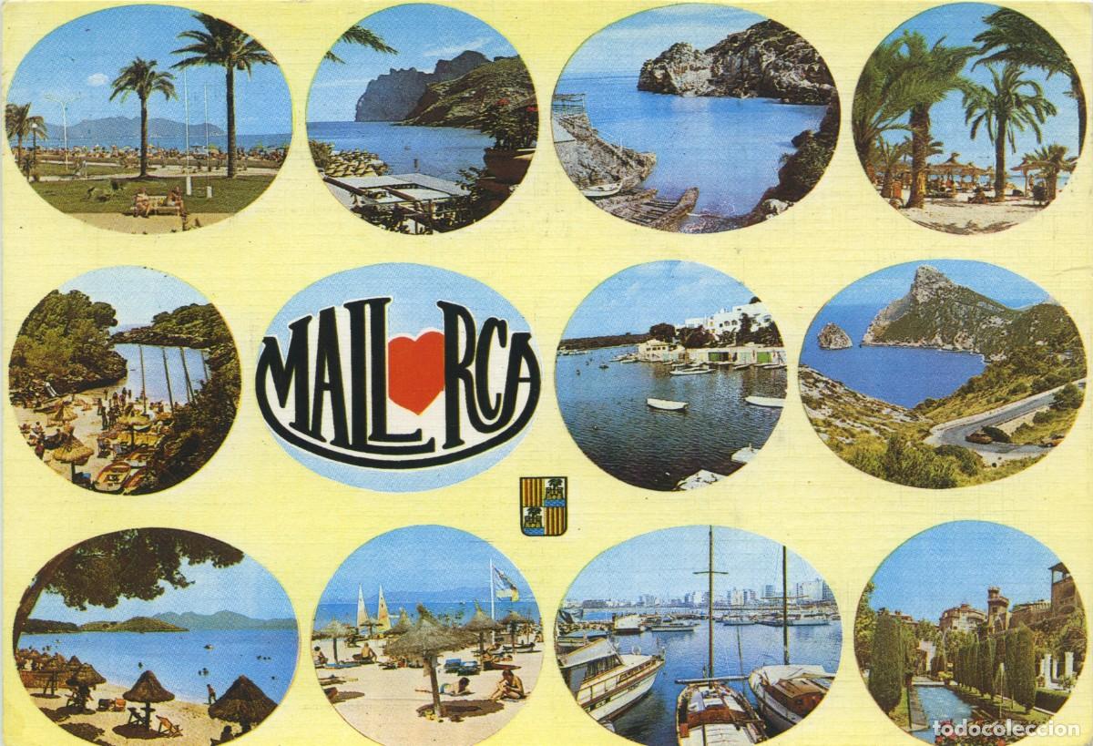 Cartes Postales: N&ordm; 3209-MALLORCA. Diversos aspectos. Circulada en 1988. ED. CLIK CLAK