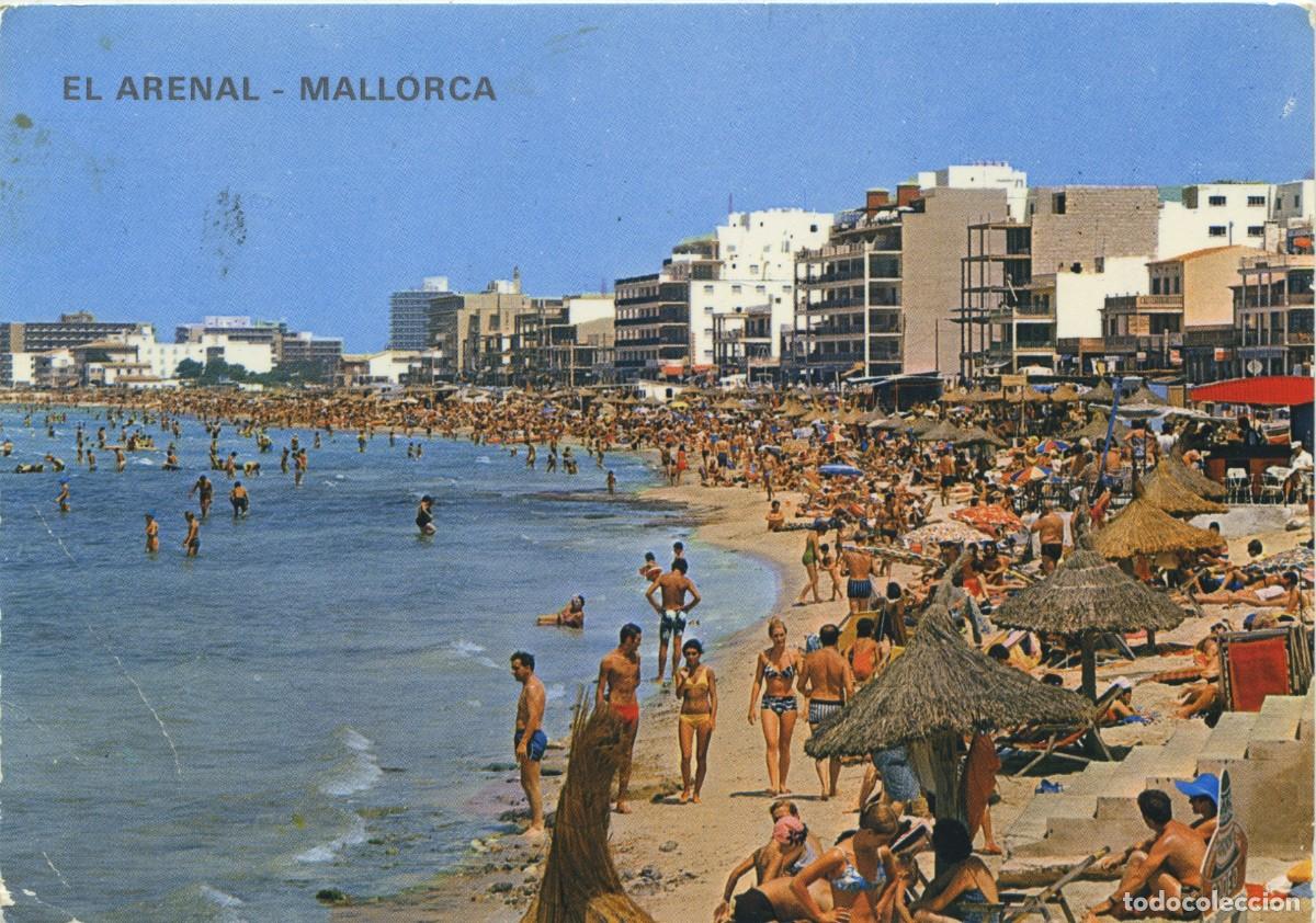 Cartes Postales: N&ordm; 5105-EL ARENAL. Mallorca. Circulada en 1992. ED. ICARIA