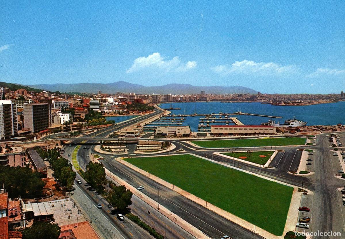 Postales: palma de mallorca paseo mar&iacute;timo sin circular - Foto 1