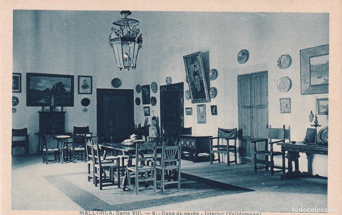 Postales: VALLDEMOSA - CASA DE PAY&Eacute;S. INTERIOR - Foto 1
