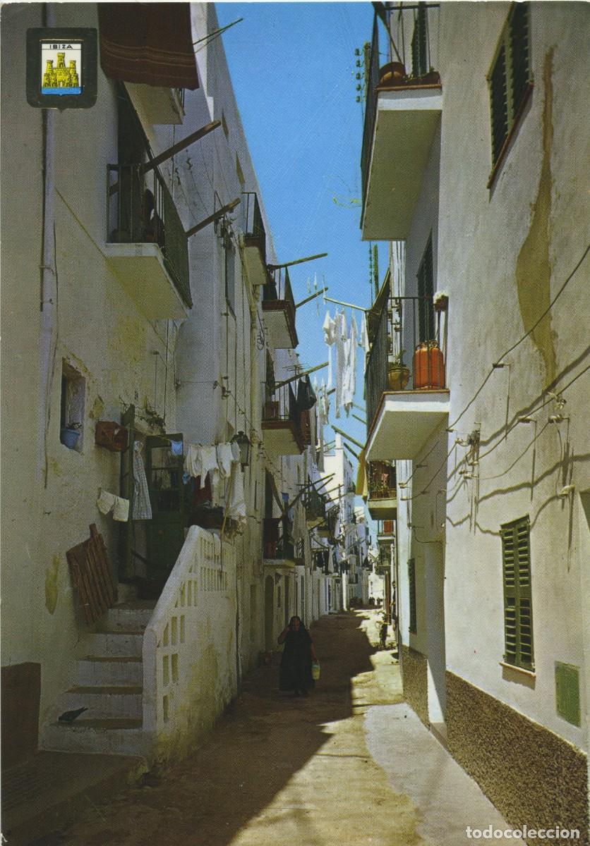 Postales: N&ordm; 22-IBIZA. Isla Blanca. Calle t&iacute;pica. ED. A. SUBIRATS CASANOVAS