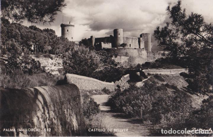 Postales: PALMA DE MALLORCA, CASTILLO DE BELLVER &ndash; ZERKOWITZ N&ordm;552 &ndash; CIRCULADA