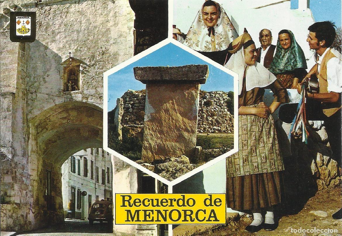 Cartes Postales: Trajes t&iacute;picos menorquines. Puente de San Roque. 97. Subirats Casanovas. A&ntilde;os 1970. Postal.