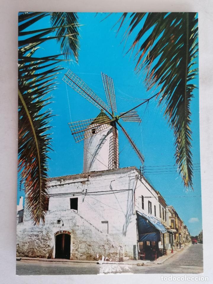 Postales: POSTAL MENORCA-BALEARES, TIPICO MOLINO - Foto 1