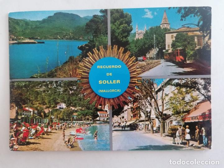 Cartes Postales: POSTAL MALLORCA-BALEARES, RECUERDO DE SOLLER