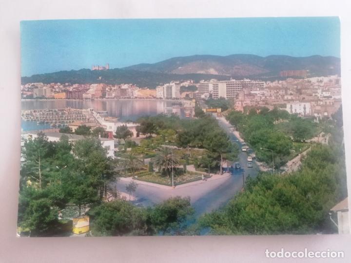 Cartes Postales: POSTAL PALMA DE MALLORCA-BALEARES, VISTA PARCIAL Y CLUB NAUTICO