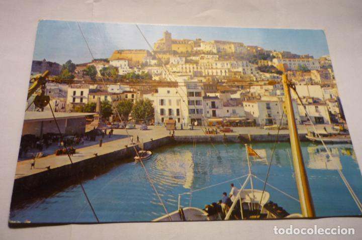 Postales: postal ibiza-entrando buque correo escrita