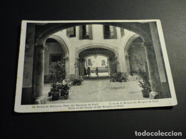 Postales: PALMA DE MALLORCA PATIO DEL MARQUES DE BRULL - Foto 1