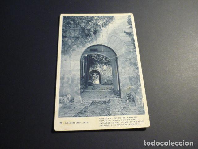 Postales: SOLLER MALLORCA ENTRADA AL PREDIO DE BIBIBASSI - Foto 1