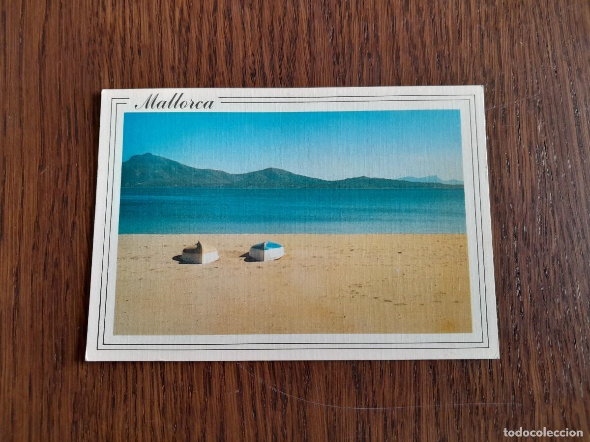 Cartes Postales: postal de playa con 2 botes en la arena, im&aacute;genes de las Baleares, a&ntilde;o 1988