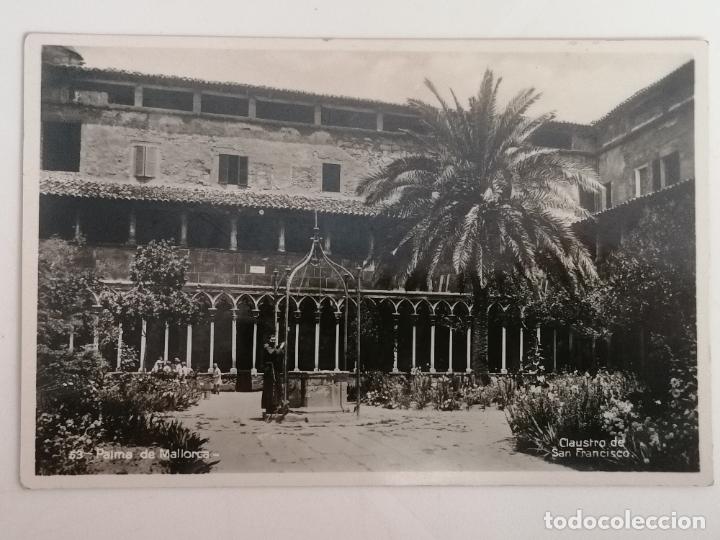 Postales: POSTAL CLAUSTRO DE SAN FRANCISCO - PALMA DE MALLORCA