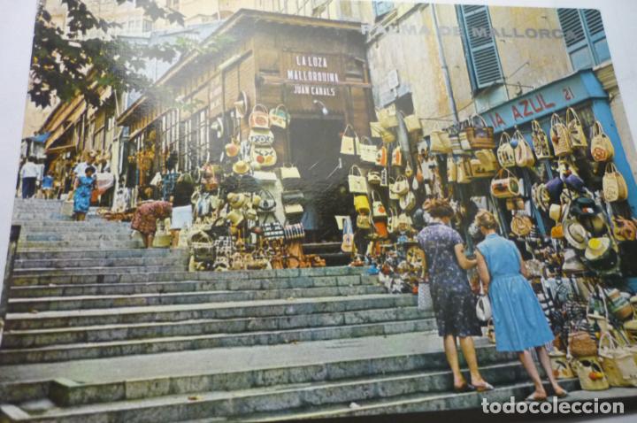 Postales: postal mallorca calle tipica - Foto 1