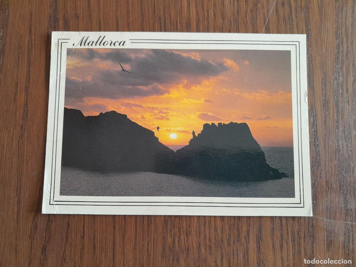 Cartes Postales: postal de atardecer, im&aacute;genes de las Baleares, a&ntilde;o 1988