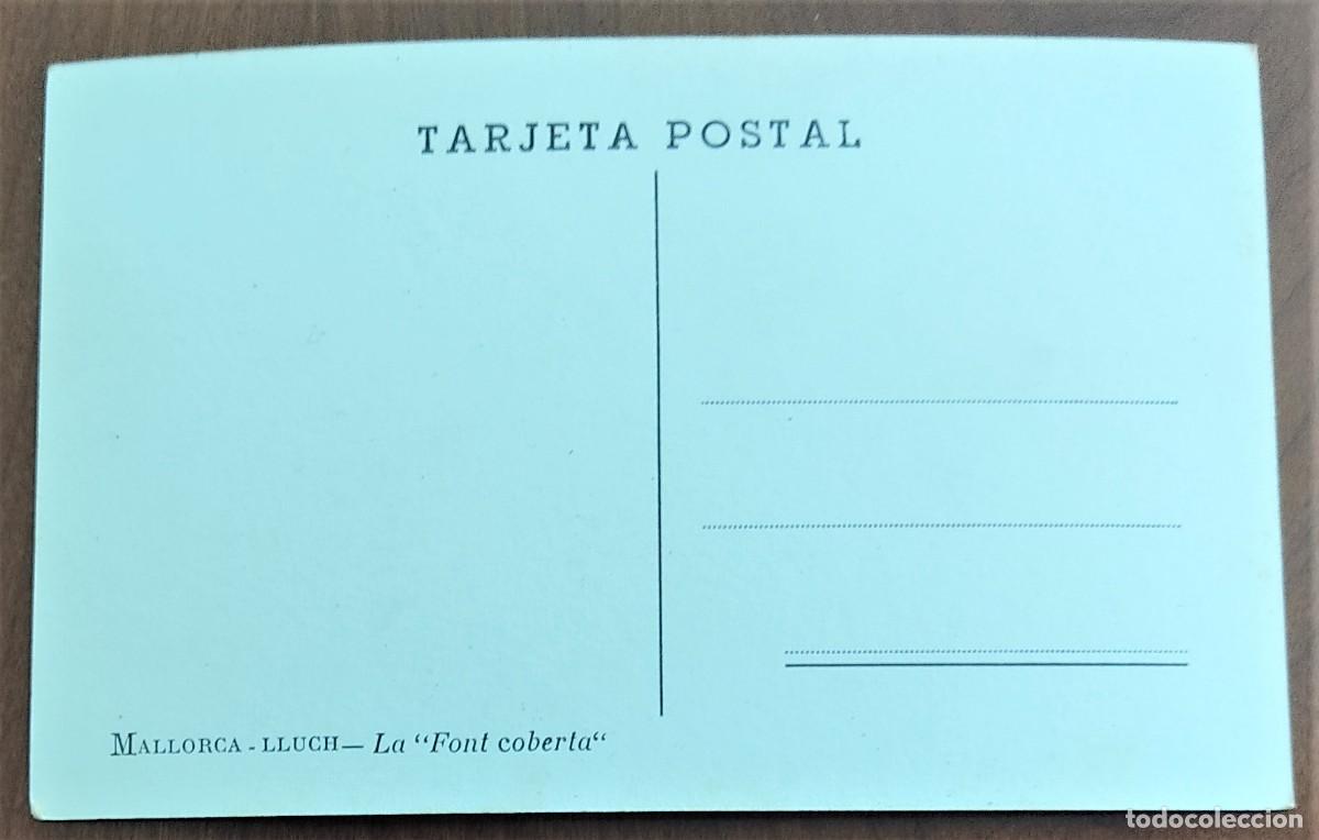 Postales: MALLORCA. LLUCH - LA FONT COBERTA - SIN CIRCULAR - Foto 2