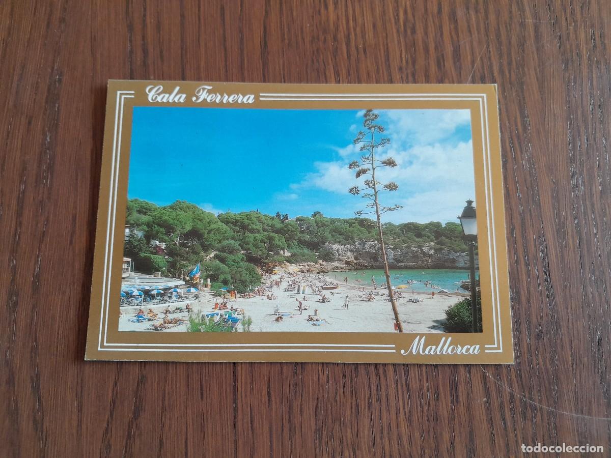 Cartes Postales: postal de playa de Cala Ferrera, im&aacute;genes de las Baleares.