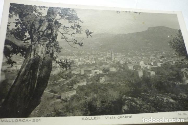 Postales: POSTAL SOLLER GENERAL CIRCULADA A&Ntilde;O 1935 CM - Foto 1