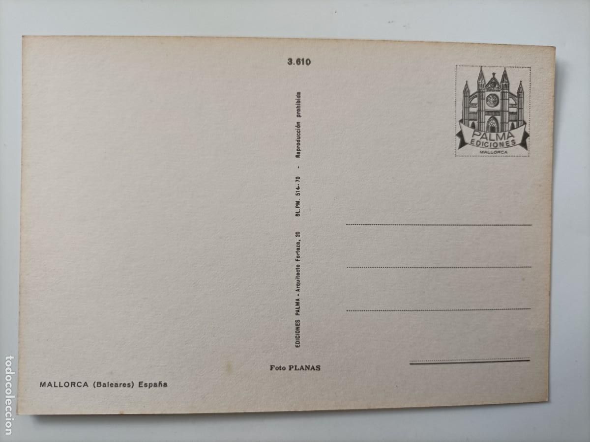 Postales: 3610 MALLORCA- PALMA EDICIONES- SIN CIRCULAR - Foto 2