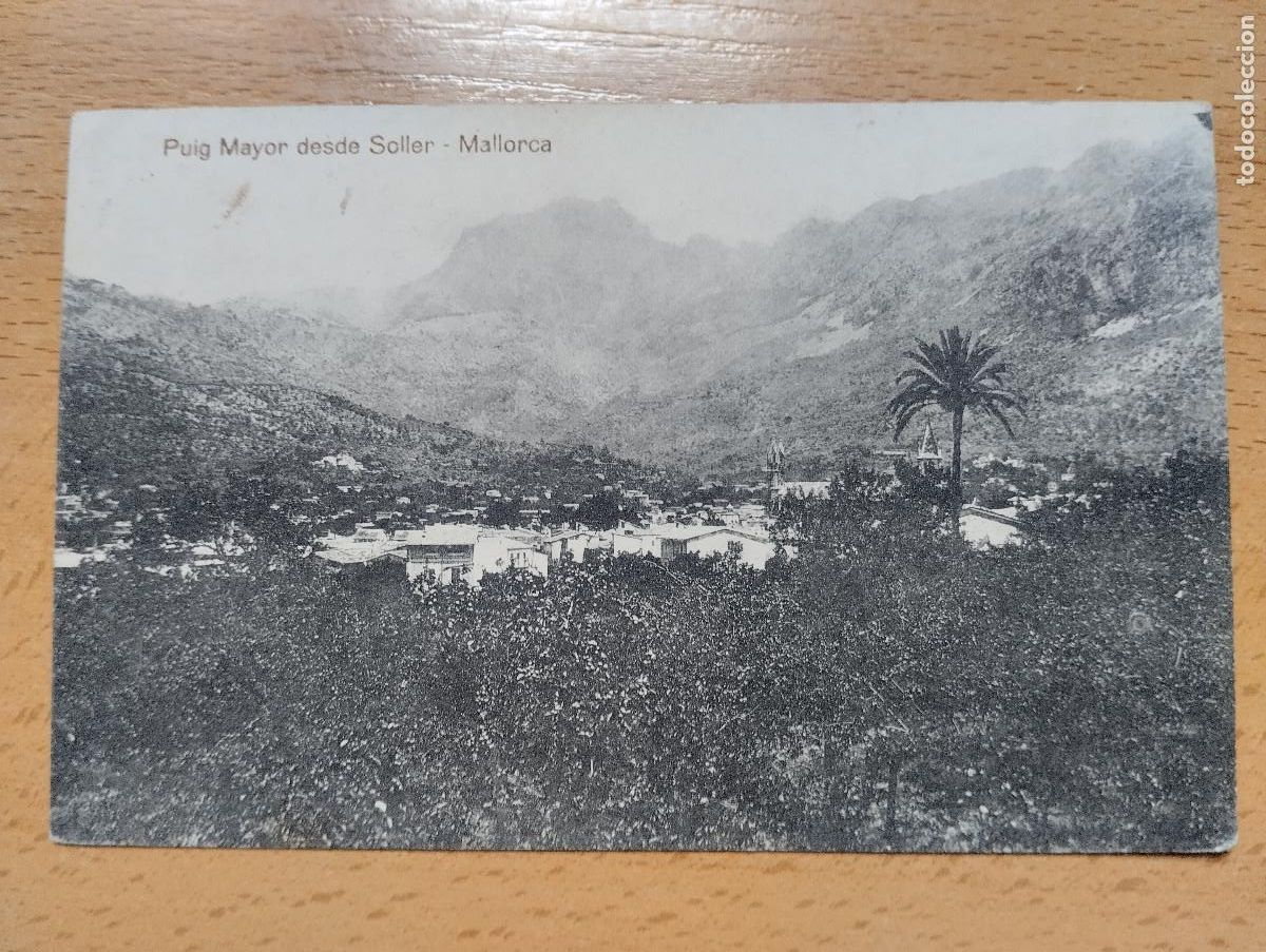 Postales: PUIG MAYOR DESDE SOLLER MALLORCA . - Foto 1