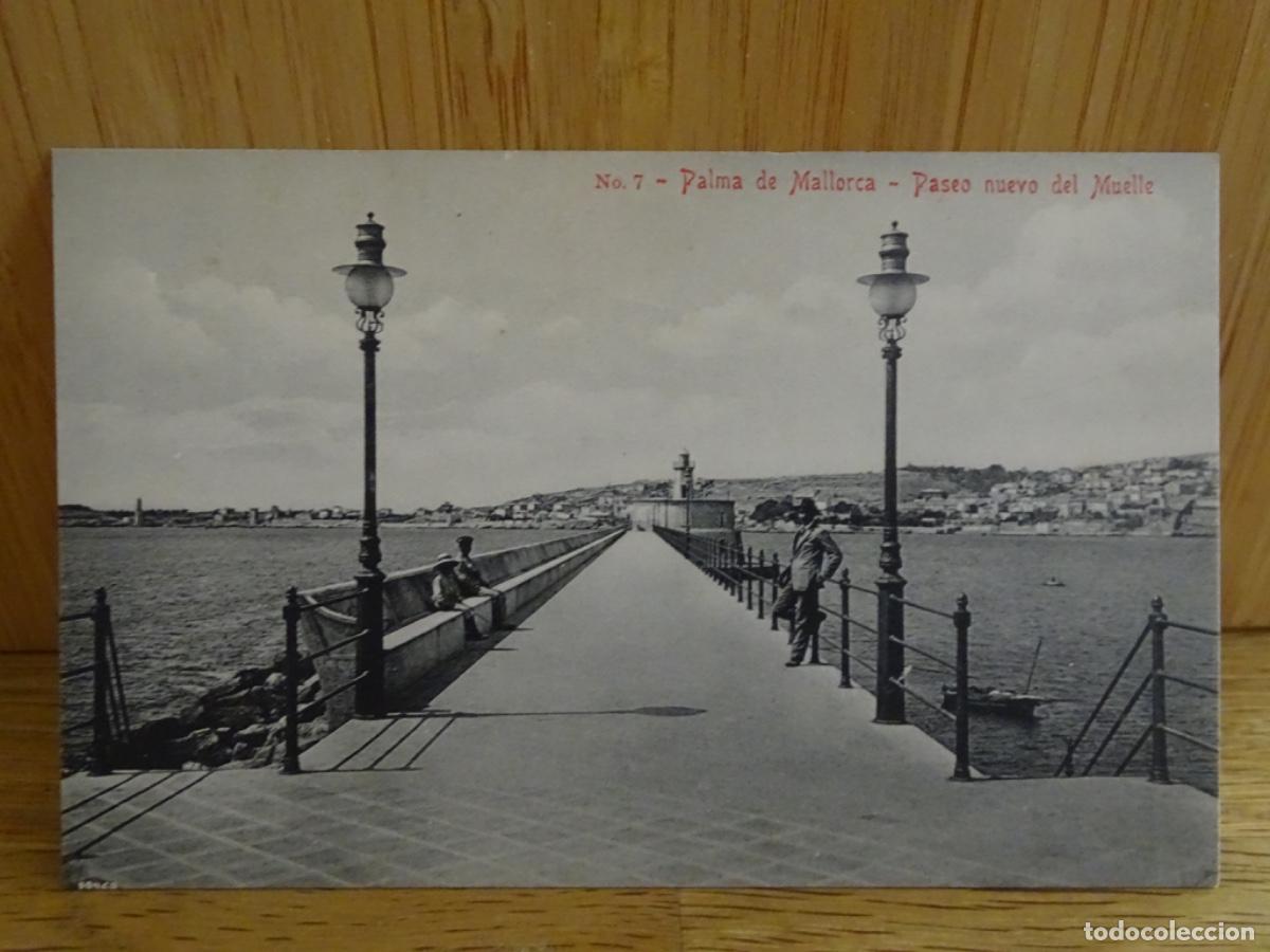 Postais: POSTAL PALMA DE MALLORCA. 7. PASEO NUEVO DEL MUELLE.