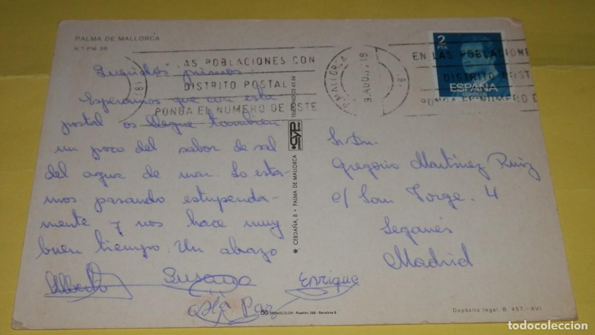 Postales: TARGETA POSTAL DE PALMA DE MALLORCA - Foto 2