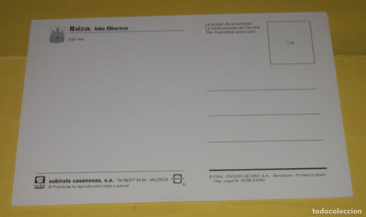 Postales: TARGETA POSTAL DE IBIZA - Foto 2