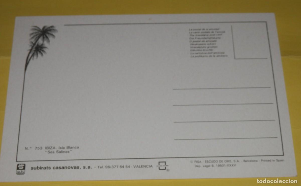Postales: TARGETA POSTAL DE IBIZA - Foto 2